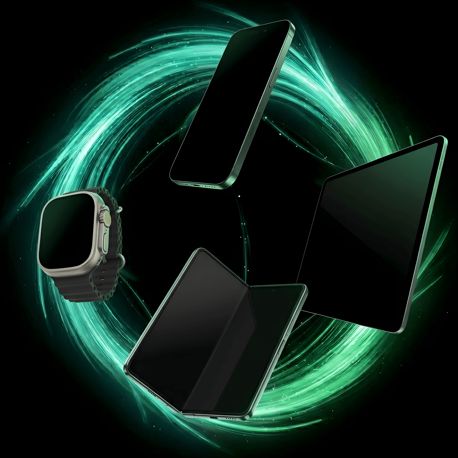 A smartphone, foldable, tablet and smartwatch, every form factor Proofen processes